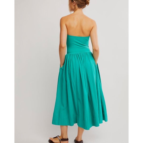 FREE PEOPLE Onda Tube Midi / Malachite Green - Picture 3 of 7